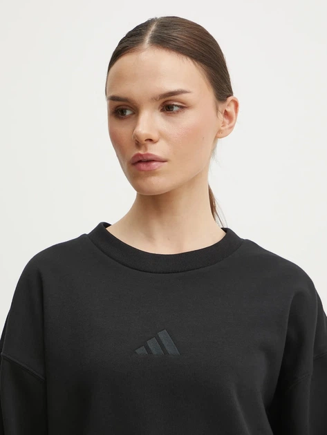 Свитшот на флисе женский Adidas All Szn Fleece IX3812 XS Черный (4067894488006) - изображение 9