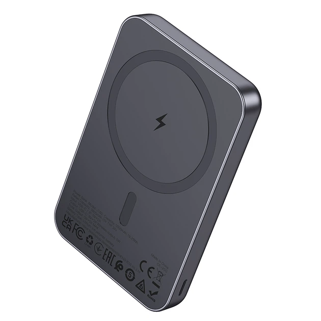 Повербанк портативний акумулятор Power bank Hoco J160A magnetic 10000 mAh Metal Gray - изображение 4