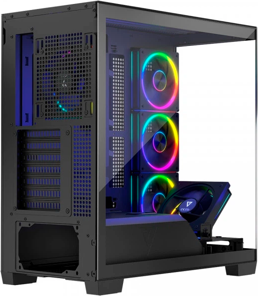 Obudowa Modecom Volcano Stellar ARGB 5F Black (AT-STELLAR-5F-ARGB-10) - obraz 3