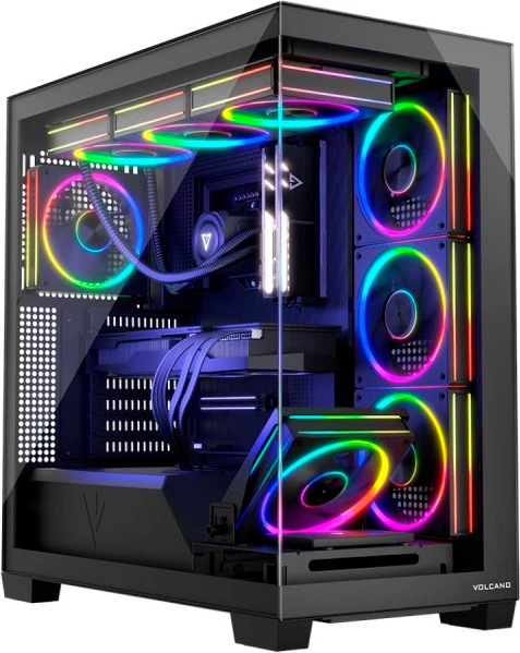 Obudowa Modecom Volcano Stellar ARGB 5F Black (AT-STELLAR-5F-ARGB-10) - obraz 4