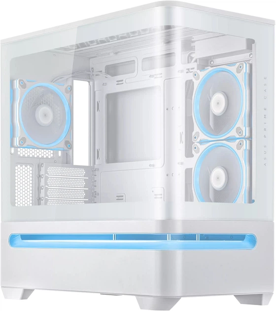 Obudowa ASUS Prime AP202 TG ARGB White (90DC00P3-B19000) - obraz 2