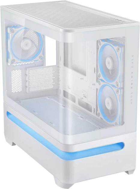 Obudowa ASUS Prime AP202 TG ARGB White (90DC00P3-B19000) - obraz 3