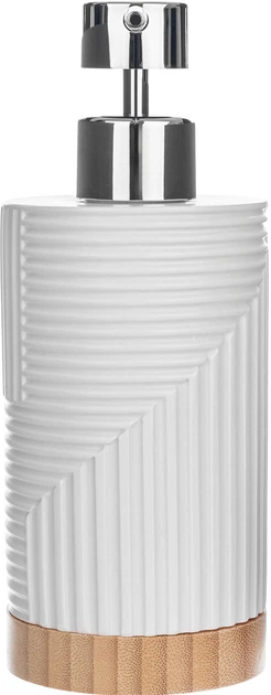 Дозатор для мила Kadax Lunel круглий Білий (K10199) - зображення 3