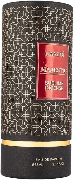 Парфумована вода унісекс Hamidi Majestic Sublime Incense 85 мл (6294015164671) - зображення 3