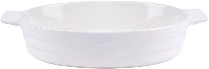 Форма Alpina термостійка керамічна біла 31.5 x 19.5 x 6 см 1.4 л (8711252086798) - зображення 2