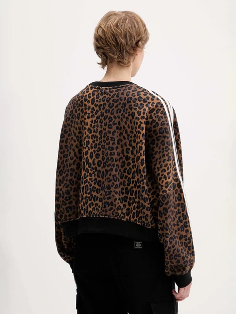 Свитшот женский Adidas Originals Leopard JW7303 M Коричневый