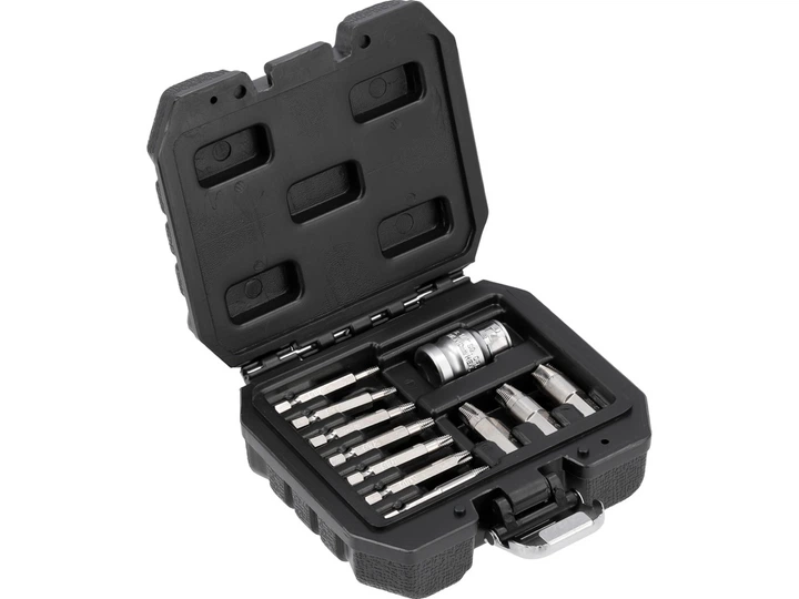 Zestaw bitów YATO do obrobionych śrub 1/4", 3/8" 11 szt (YT-04582) - obraz 2