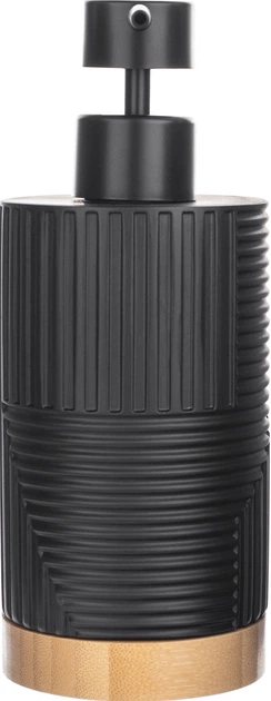 Дозатор для мила Kadax Lunel круглий Чорний (K10200) - зображення 2