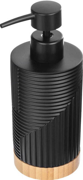 Дозатор для мила Kadax Lunel круглий Чорний (K10200) - зображення 3