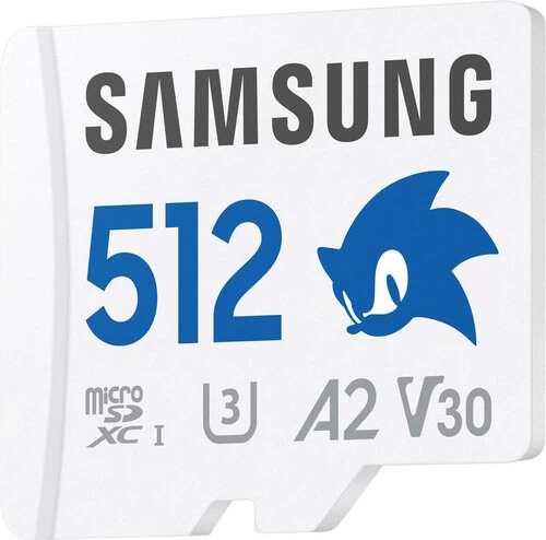 Karta pamięci Samsung Pro Plus Sonic the Hedgehog microSDXC 512GB Class 10 + Adapter SD (MB-MD512SA/LC1) - obraz 3