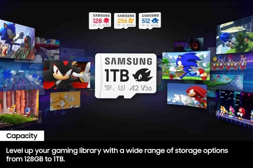 Karta pamięci Samsung Pro Plus Sonic the Hedgehog microSDXC 512GB Class 10 + Adapter SD (MB-MD512SA/LC1) - obraz 8