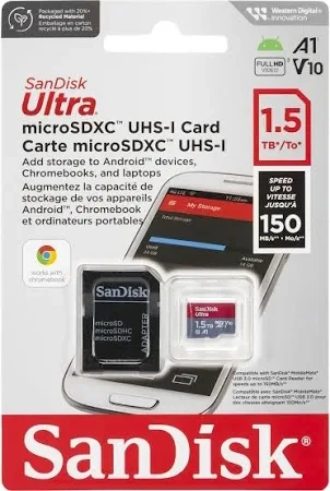 Карта пам'яті SanDisk Ultra microSDXC 1.5TB Class 10 + Adapter SD (SDSQUAC-1T50-GN6MA) - зображення 5