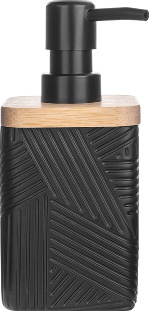 Дозатор для мила Kadax Lunel квадрартний Чорний (K10202) - зображення 2