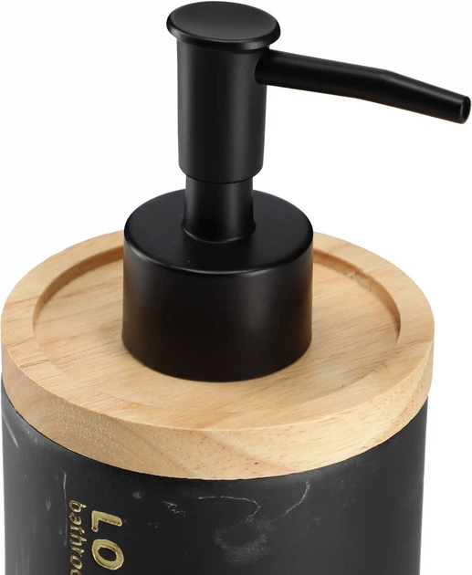 Дозатор для мила Kadax Colmar Чорний (K7933) - зображення 3