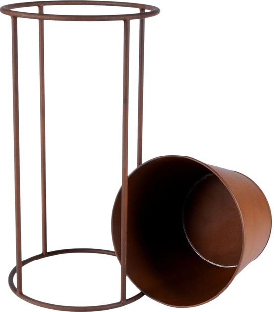 Doniczka na stojaku Vilde 44 cm (339416-D) - obraz 2