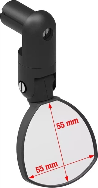 Велосипедне дзеркало Zefal Spin 25 на кермо Чорне 4742 (3420586600765) - зображення 3