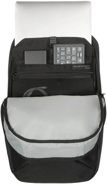 Рюкзак для ноутбука Targus Work+ EcoSmart 15-16" Black (TBB657GL) - зображення 7