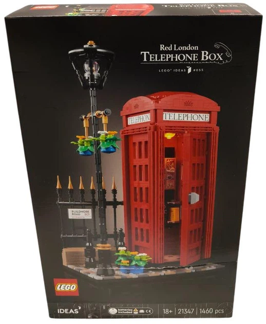 Zestaw klocków LEGO Ideas Czerwona londyńska budka telefoniczna 1460 elementów (21347) (955555915362030) - Outlet - obraz 5