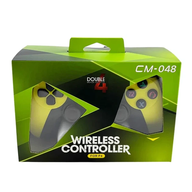 Геймпад PS4/PS5 DOUBLEMOTOR CM-048 Bluetooth Жовтий - Фото 2 Геймпад PS4/PS5 DOUBLEMOTOR CM-048 Bluetooth Жовтий - зображення 2