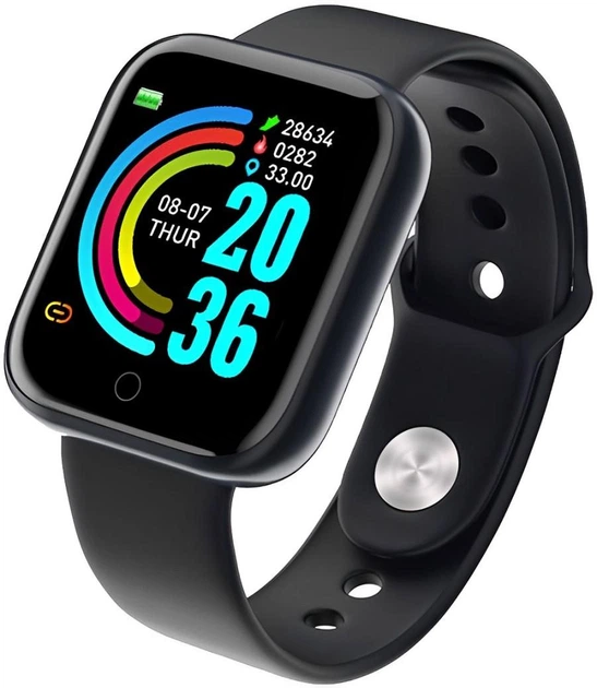 Смарт-часы Smart Watch Y68 Черный - Уценка - изображение 5