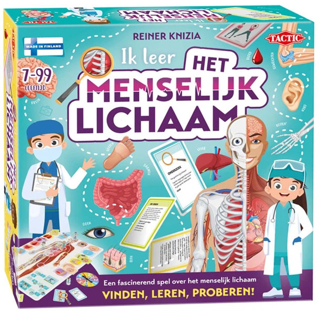 Gra planszowa Tactic Się uczę - ludzkie ciało (6416739605500) - obraz 3