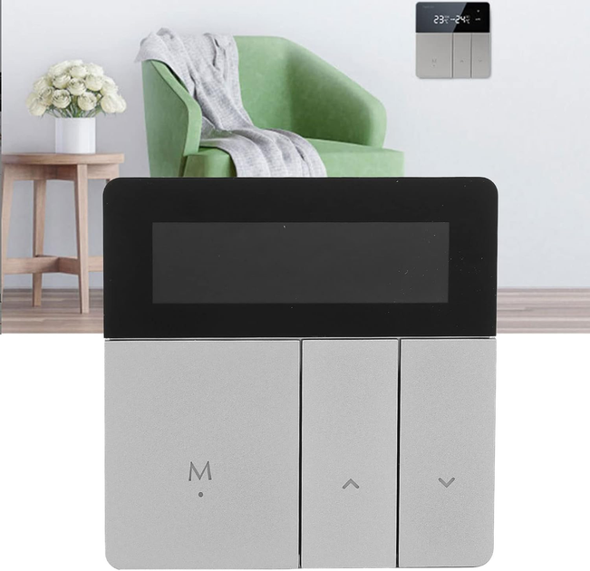 Витринный образец Домашний термостат с подсветкой Смарт термостат wifi smart thermosstat Google assistant Amazon Alexa - изображение 4