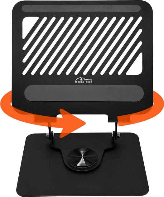 Stojak na laptopa Media-Tech MT2662 Black (5906453126623) - obraz 4