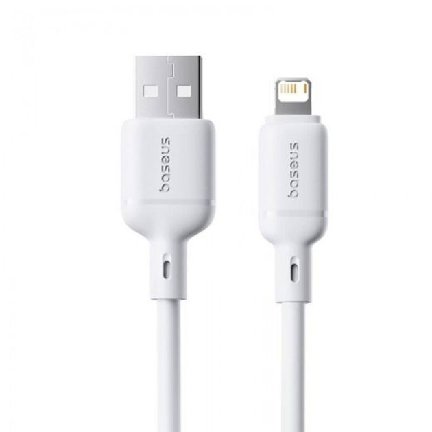 Кабель Baseus Silky Series USB to Lightning 2.4A 1m білий (P10377702213-00) - Фото 1 Кабель Baseus Silky Series USB to Lightning 2.4A 1m білий (P10377702213-00) - зображення 1