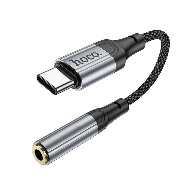 Адаптер переходник Hoco LS36 Type-C to Jack 3.5 (F) черный - изображение 3