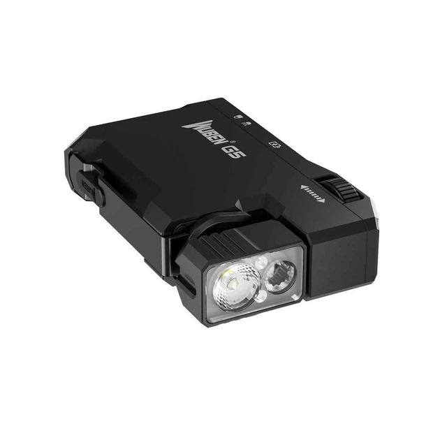 Фонарь EDC Wuben G5 400 лм, 82 м, RGB подсветка, аккумулятор 450 мА·ч, Type-C, магнит, Black - изображение 5