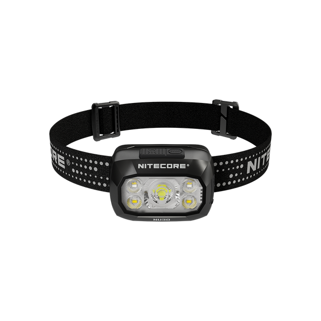 Налобний ліхтар Nitecore NU30 (500 лм, IP68, USB-C, 3 режими) 1500 мА·г, чорний - Фото 3 Налобний ліхтар Nitecore NU30 (500 лм, IP68, USB-C, 3 режими) 1500 мА·г, чорний - зображення 3