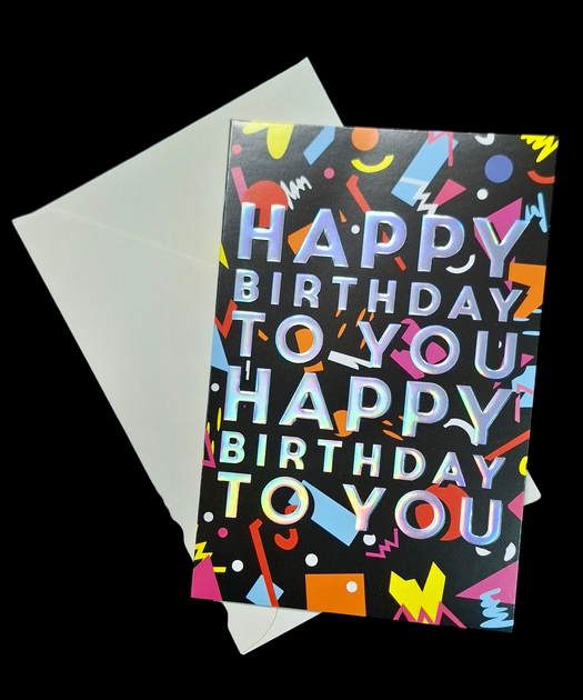 Листівка з конвертом "Birthday party" 15*10см (8708-005-3) - Фото 1 Листівка з конвертом "Birthday party" 15*10см (8708-005-3) - изображение 1