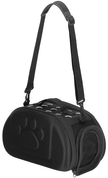 Сумка для транспортування собаки кота кролика Springos до 5 кг 20 x 35 x 20 см S Чорна (5907719480268) - зображення 1