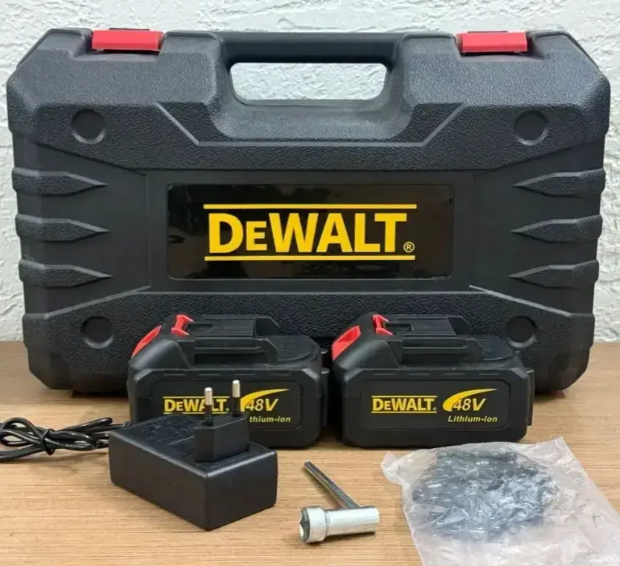 Пила аккумуляторная цепная DeWalt DCM122N Электропила цепная 48V/6Аh шина 30 см желтый DCM122N - изображение 6