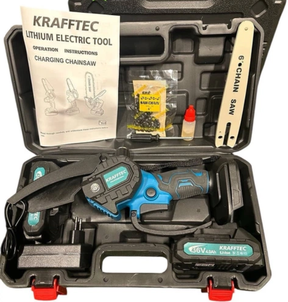 АКБ Набор 2в1 Krafftec 36V (Секатор + пила ) Набор 2в1 для дома і сада - изображение 4