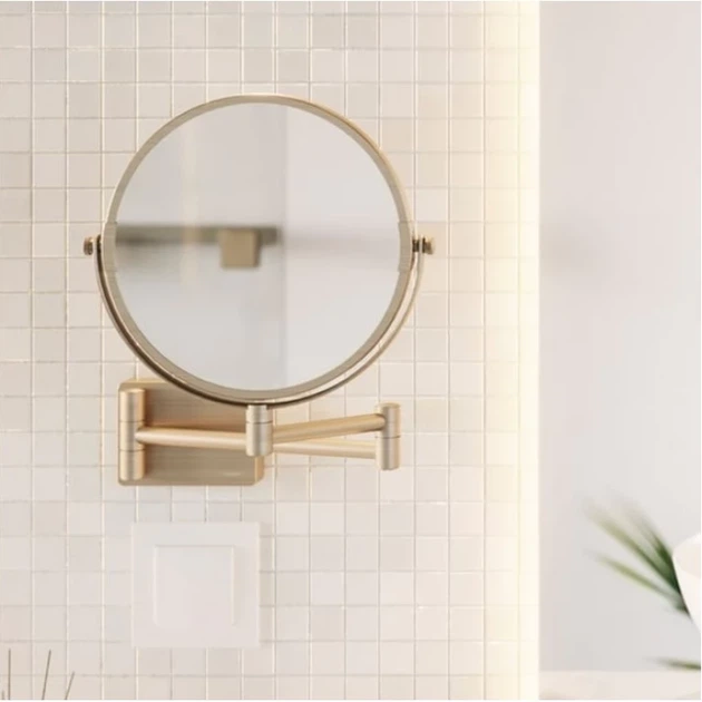 Дзеркало HANSGROHE AddStoris для гоління Brushed Bronze (41791140) - Фото 2 Дзеркало HANSGROHE AddStoris для гоління Brushed Bronze (41791140) - изображение 2