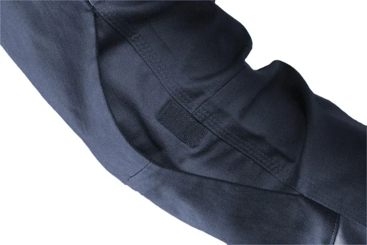 Штани робочі Neo Tools Camo Navy, відсік для наколінників, потрійний шов, L(52), синій темний (00133989) - изображение 4