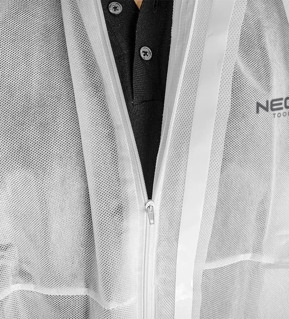 Костюм для фарбування Neo Tools, матеріал нетканий поліпропілен, щільність 50 г/м2, розмір XXXL, біл (00133577) - Фото 3 Костюм для фарбування Neo Tools, матеріал нетканий поліпропілен, щільність 50 г/м2, розмір XXXL, біл (00133577) - изображение 3