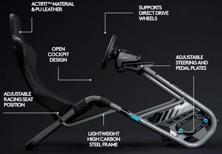 Fotel gamingowy Playseat Trophy Logitech G Edition (8717496873101) (955555914621642) - Outlet - obraz 6