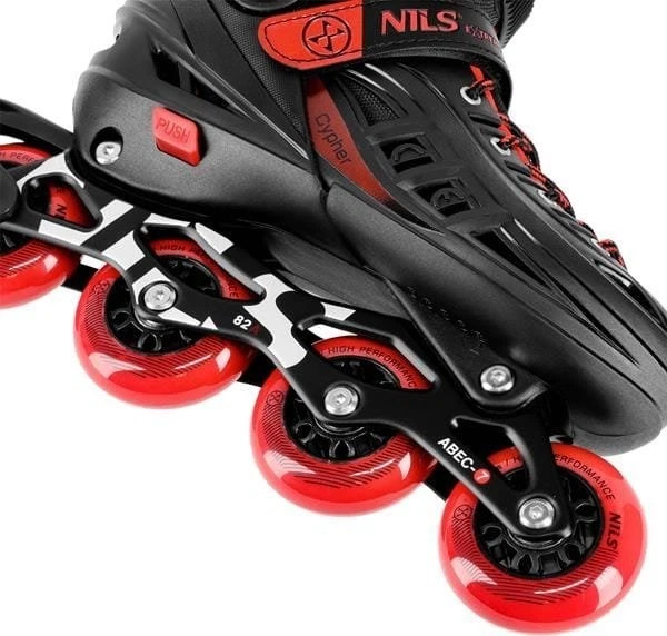 Роликові ковзани Nils Extreme Cypher розмір L (39-43) червоні (5907695557039) (955555914904485) - Уцінка - зображення 5