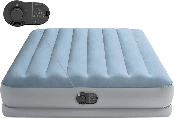 Materac dmuchany Intex 203 x 152 x 36 cm z wbudowaną pompką elektryczną 64159 (6941057423449) (955555915071979) - Outlet - obraz 6