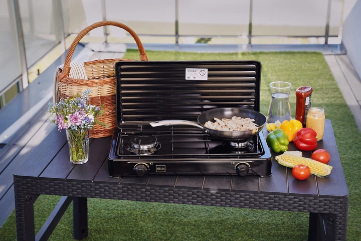 Настільна плита газова Stella STKGC-02 (5905215134098) (955555914023708) - Уцінка - зображення 7