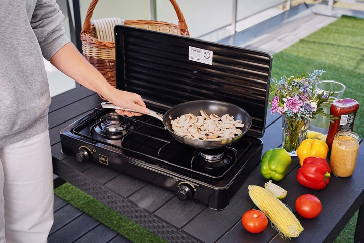 Настільна плита газова Stella STKGC-02 (5905215134098) (955555914023708) - Уцінка - зображення 8