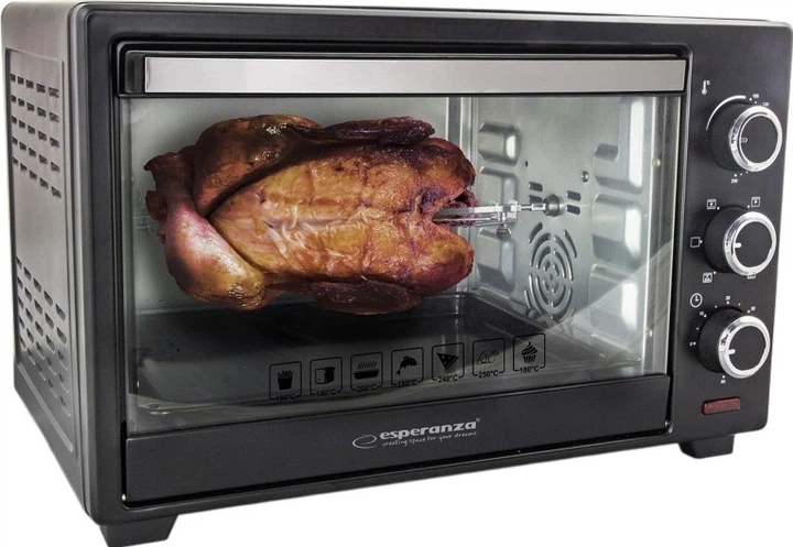 Mini piekarnik z konwekcją i funkcją pieczenia Esperanza Napoli (955555914525033) - Outlet - obraz 2