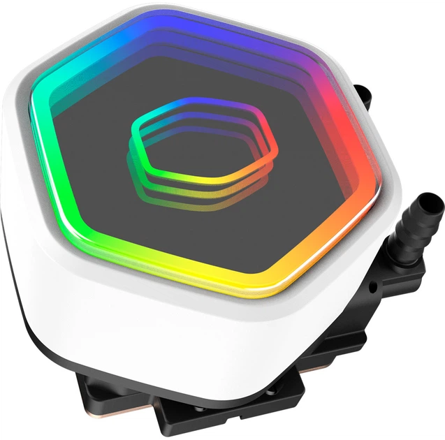Chłodzenie wodne Cooler Master MasterLiquid 360 Core II ARGB White (MLW-D36M-A18PA-RW) - obraz 3
