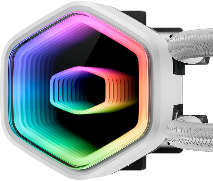 Chłodzenie wodne Cooler Master MasterLiquid 360 Core II ARGB White (MLW-D36M-A18PA-RW) - obraz 4