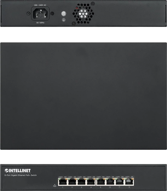 Switch Intellinet IPS-08G-140W (766623560559) - obraz 5
