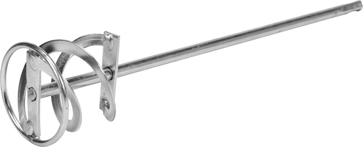 Mieszadło spiralne podwójne VOREL ze stali ocynkowanej SDS 80 x 400 mm (09096) (5906083053993) - obraz 2