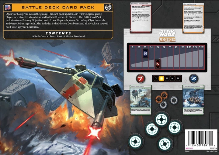 Dodatek do gry planszowej Atomic Mass Games Star Wars Legion 2.0: Battle Card (edycja angielska) SWQ125 (841333132200) - зображення 3