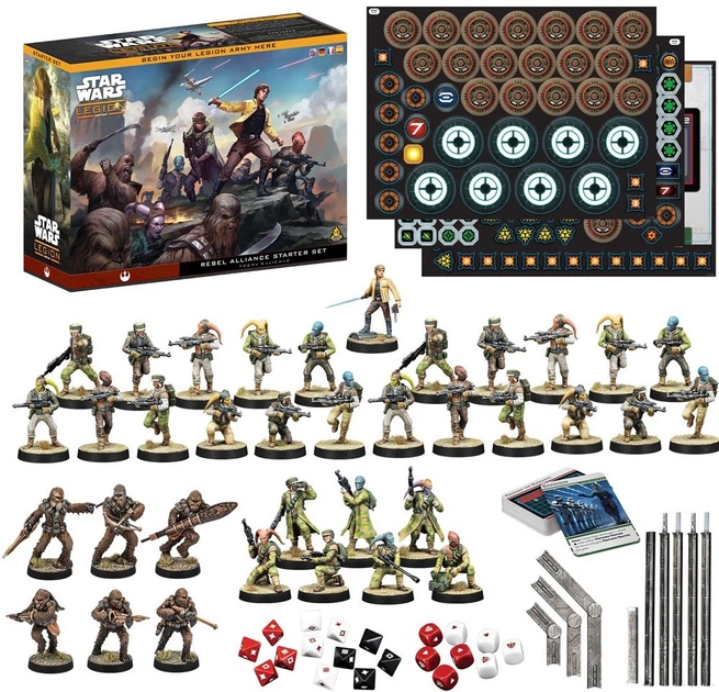 Доповнення до настільної гри Atomic Mass Games Star Wars Legion 2.0: Стартовий набір Альянсу Повстанців (англійське видання) SWQ01 (841333132026) - зображення 2